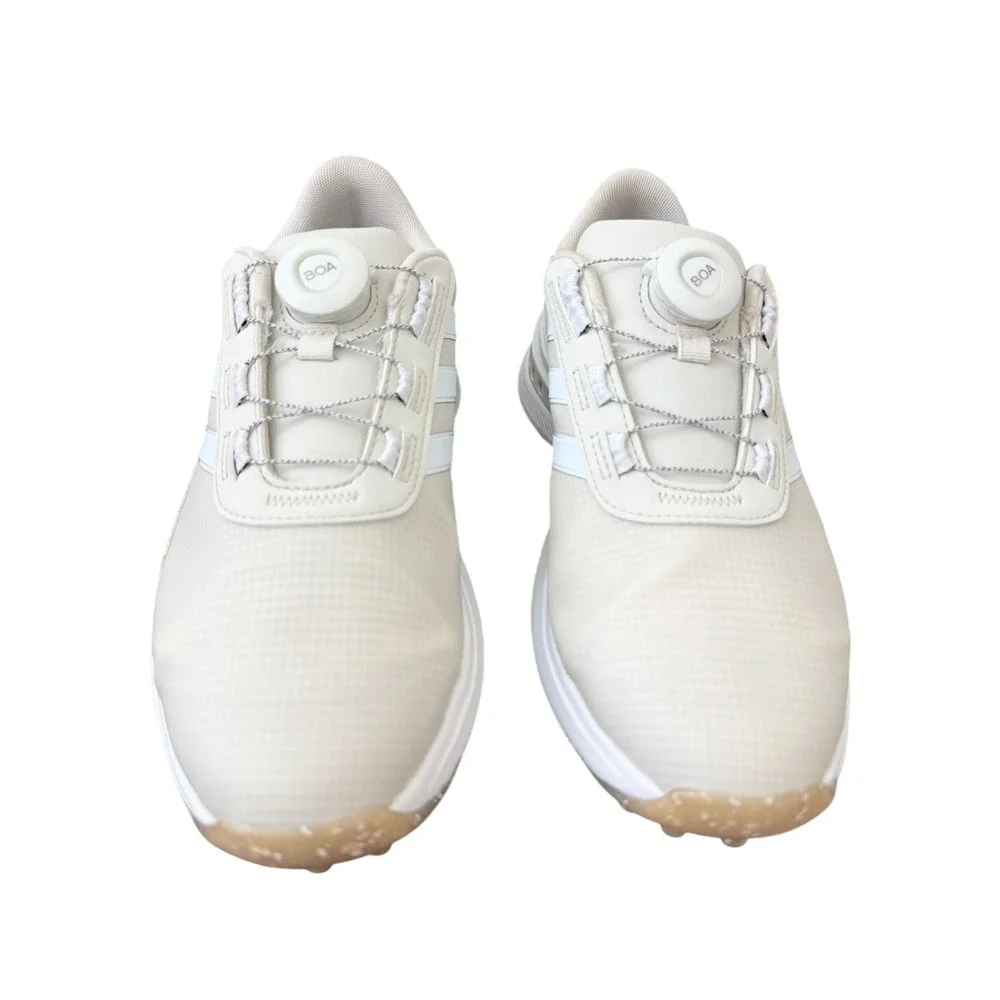 adidas Women S2G BOA 24 Golf Shoes Size 7 Orbit Grey/White Gold Metallic